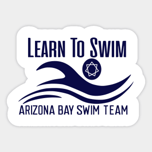 Learn to swim Arizona Bay Swim team Sticker